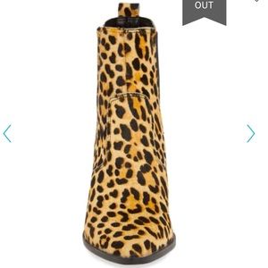 Steve Madden Calf Hair Leopard Bootie Chelsea